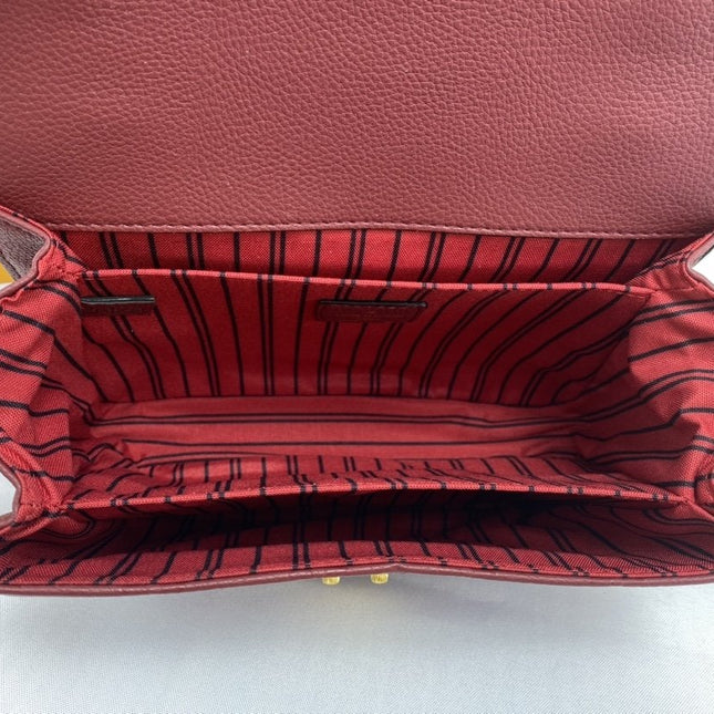 LV POCHETTE METIS 25CM DARK RED