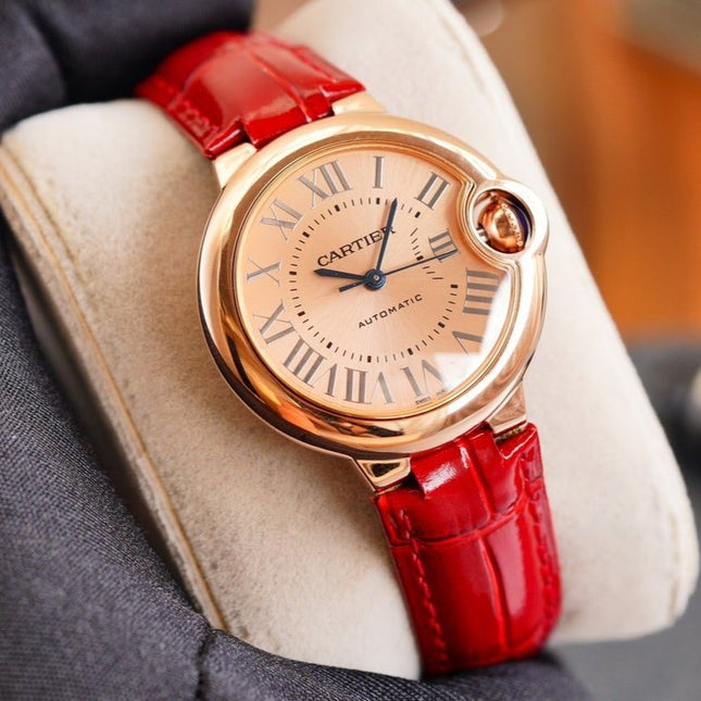 BALLON BLEU 33MM AUTOMATIC ROSE GOLD DIAL