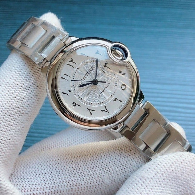 BALLON BLEU 33MM STEEL AUTOMATIC CASE ARABIC NUMERALS