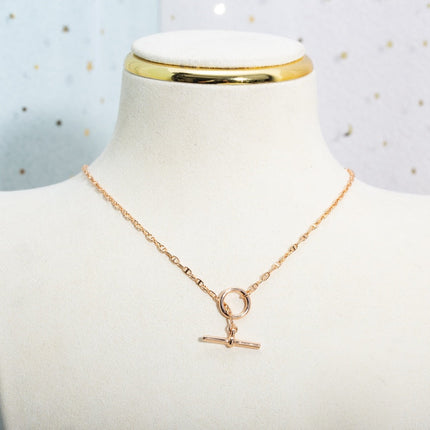 ECHAPEE NECKLACE PINK GOLD