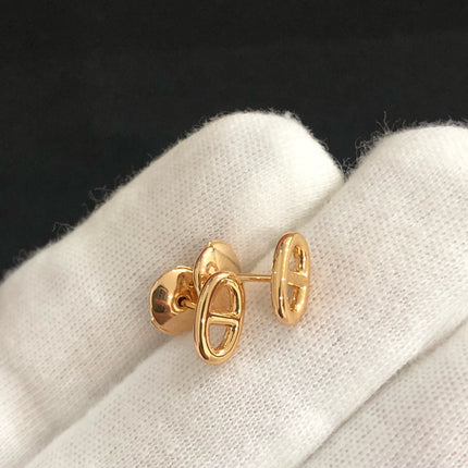 CHAINE SMALL EARRINGS GOLD AND SILVER