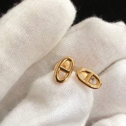 CHAINE SMALL EARRINGS GOLD AND SILVER