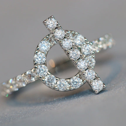 ECHAPPEE SILVER DIAMOND RING