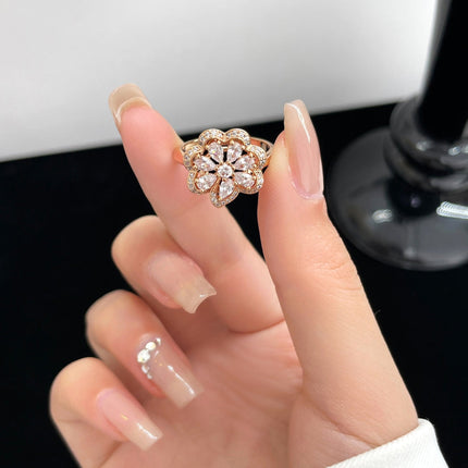 PRECIOUS PINK GOLD DIAMOND RING