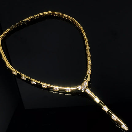 SERPENT VIPER DIAMOND NECKLACE