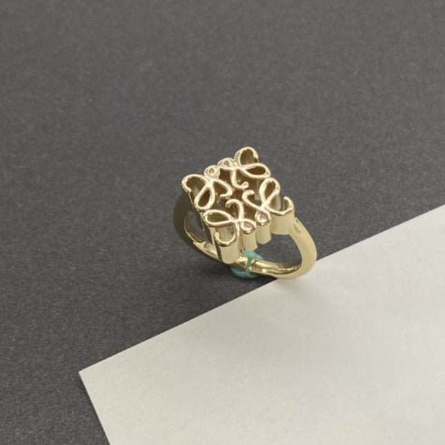 ANAGRAM GOLD OPEN RING