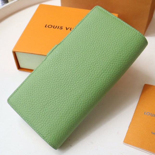 VERTICAL WALLET CAPUCINES GREEN