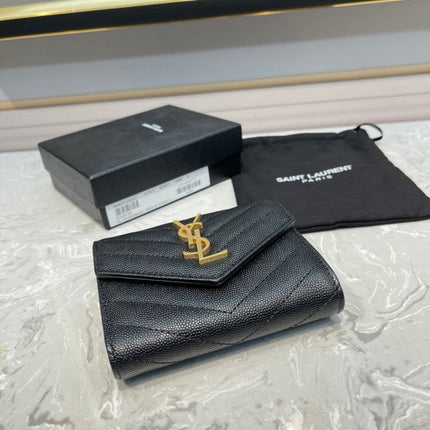 MONOGRAM 12 BLACK CALFSKIN CARD HOLDER