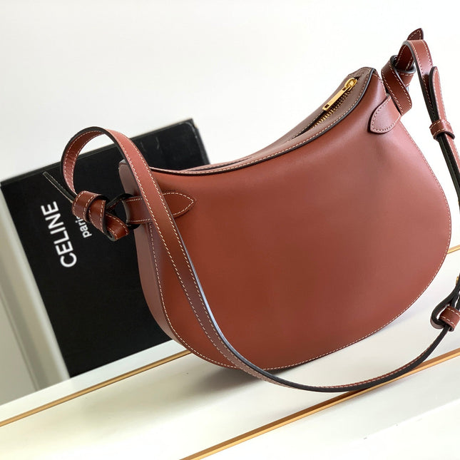 TRIOMPHE CLASSIC 25 CINNAMON BROWN CALFSKIN