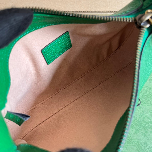 APHRODITE MINI 21 SHOULDER BAG IN EMERALD GREEN CALFSKIN
