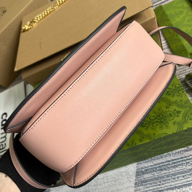 BLONDIE 23 TOP-HANDLE BAG LIGHT PINK CALFSKIN