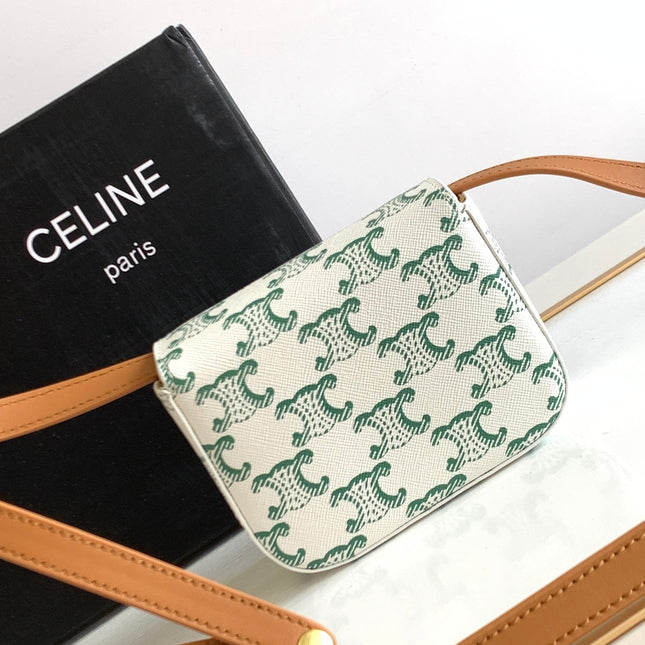TRIPHOME 11 GREEN WHITE COWHIDE LEATHER