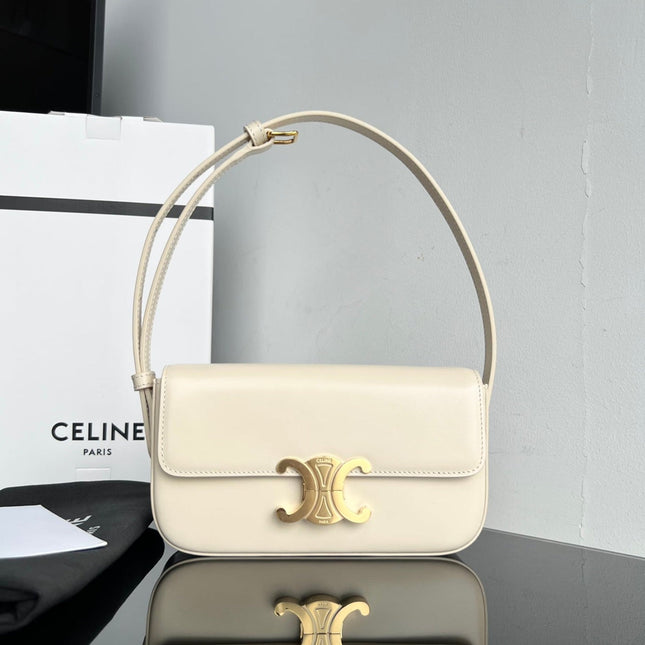 TRIOMPHE 20 WHITE CREAM CALFSKIN