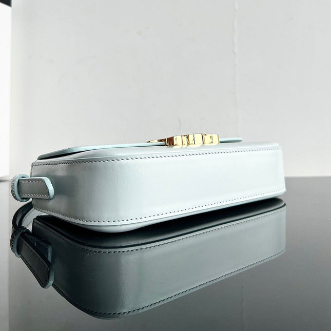 TRIOMPHE 20 BLUE PASTEL CALFSKIN