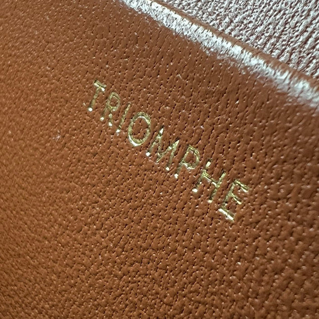 TRIOMPHE 20 WHITE PATTERN CALFSKIN