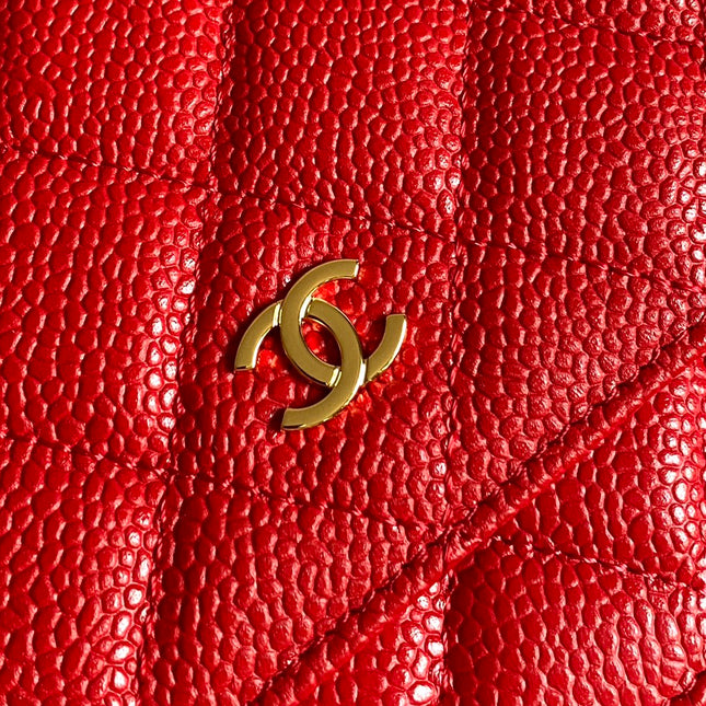 CC WOC 19 RED CAVIAR GOLD HARDWARE