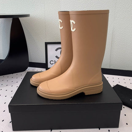 cc rainboot chanel cream coler