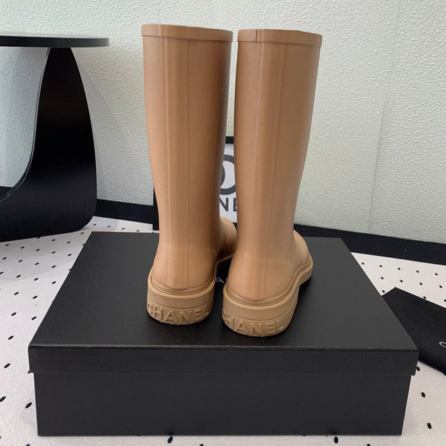 cc rainboot chanel cream coler