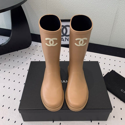 cc rainboot chanel cream coler