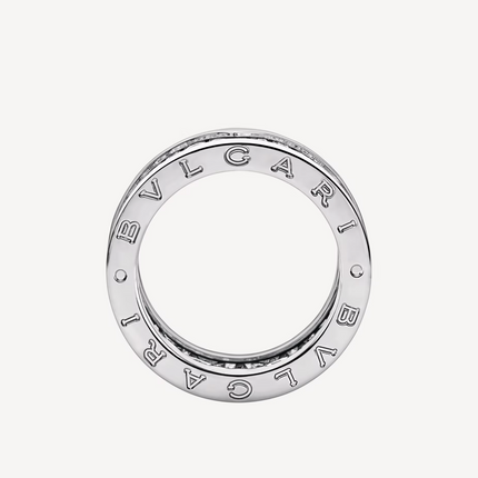 ZERO 1 WITH PAVED DIAMONDS ON THE SPIRAL RING