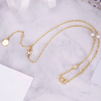 High-Quality Silver Alloy - 14K Gold Plated