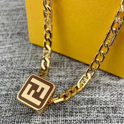 FOREVER FF GOLD NECKLACE
