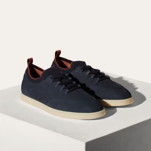 Loro Piana Soho Walk Sneaker Navy Blue