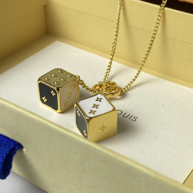 LV NEW DICE GAME ON NECKLACE