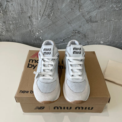 LIGHT GRAY MIX BRIGHT GRAY SNEAKERS COWHIDE